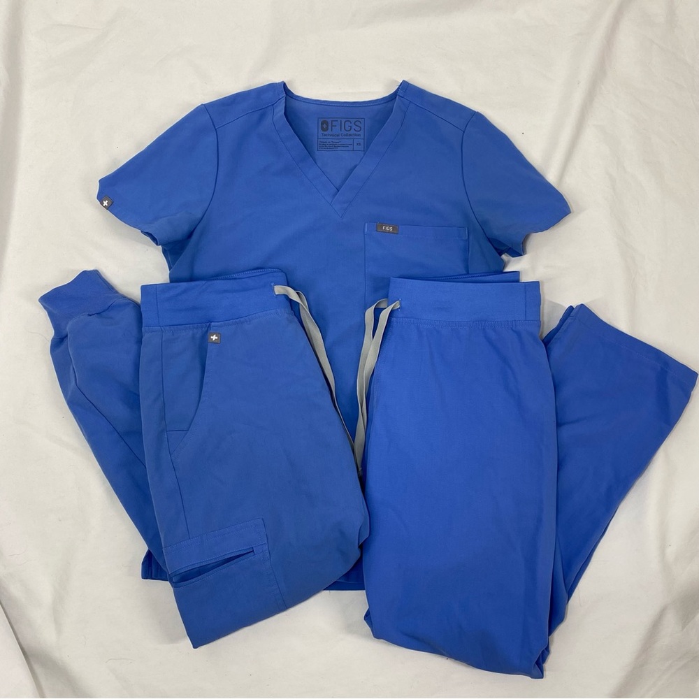 Figs Scrub Set Cecil Blue Size XS Petite